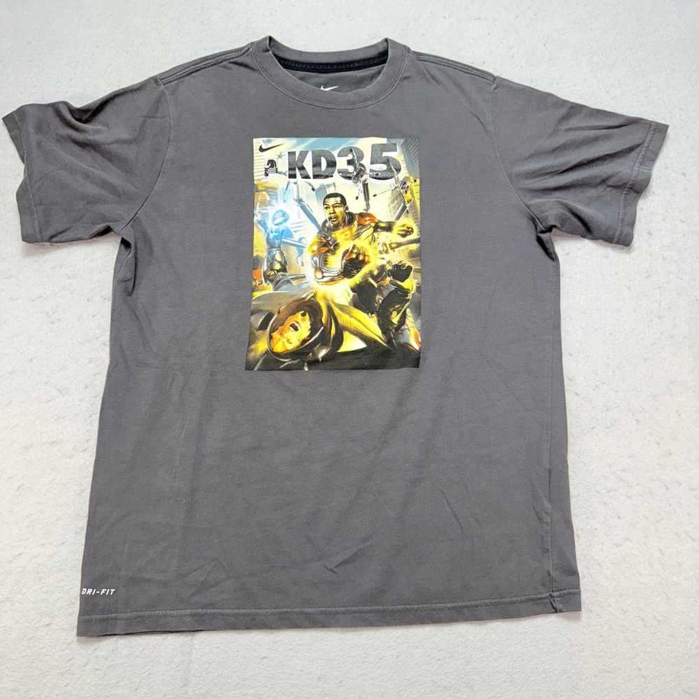Nike KD35‎ Kevin Durant Dri-FIT T-Shirt Men's XL Black Basketball Graphic Tee